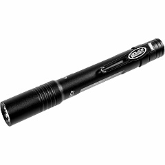 Police Security Ultraviolet Inspection Light LED - 2 x AAA - Battery - Aluminum - Black - 1 Each (98343)