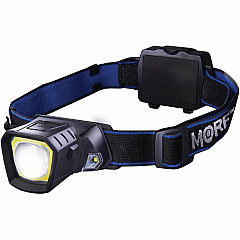 Police Security Removable Light Headlamp 2 x LED - 4 x AAA - Battery - Black, Blue - 1 Each (98575)