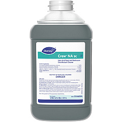Diversey Non-acid Restroom Disinfectant 84.5 fl oz (2.6 quart) - Floral Scent - Disinfectant, Deodorize - Blue - 2 / Carton (5546264)