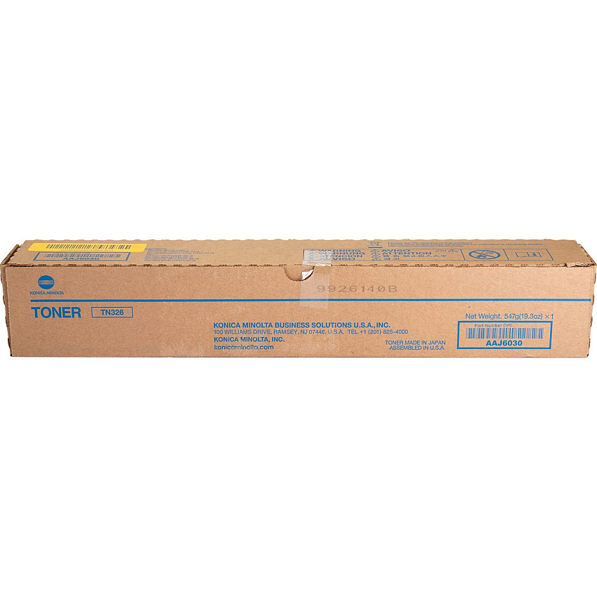 Konica Minolta TN326 (AAJ6030) Black Toner Cartridge