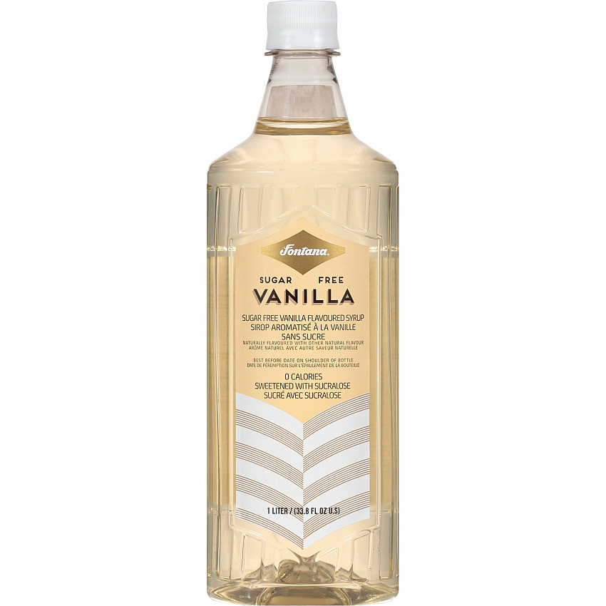 Starbucks Fontana Sugar Free Vanilla Syrup Vanilla - 1.06 quart - 1 Each (12434072)