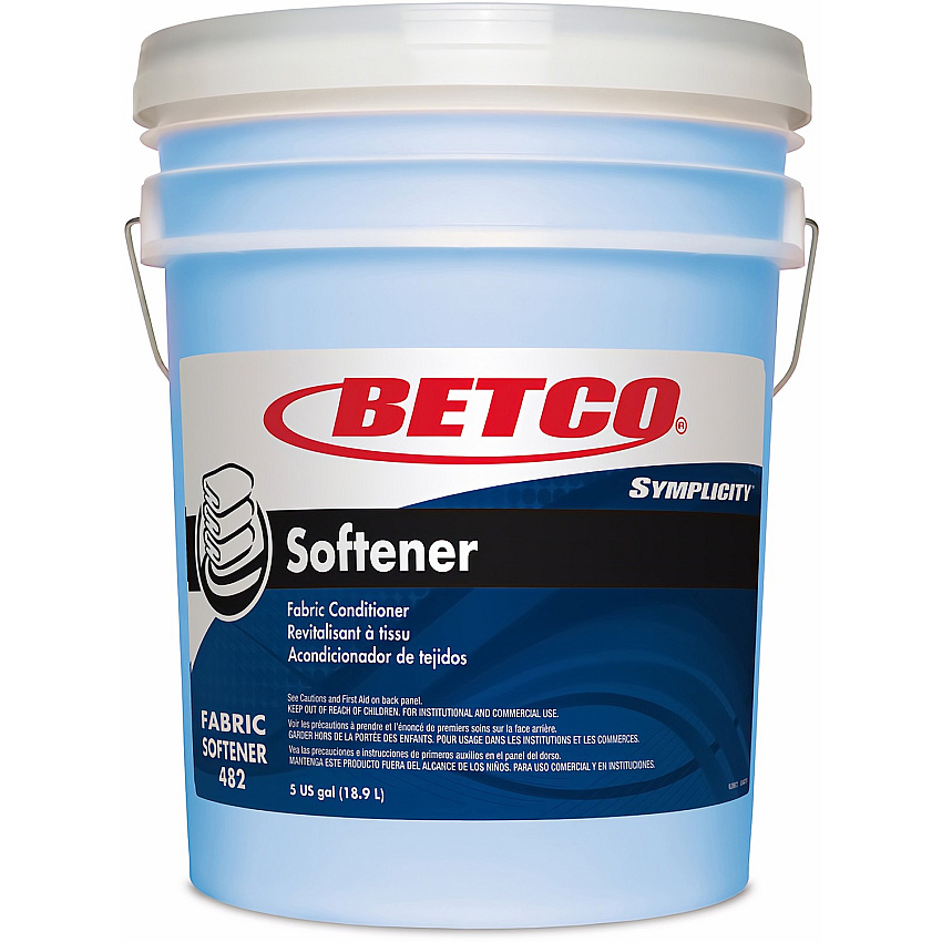 Betco Symplicity Softener Ready-To-Use - 640 oz (40 lb) - Fresh Scent - Soft, Spill Resistant - Blue - 1 Each (4827800)