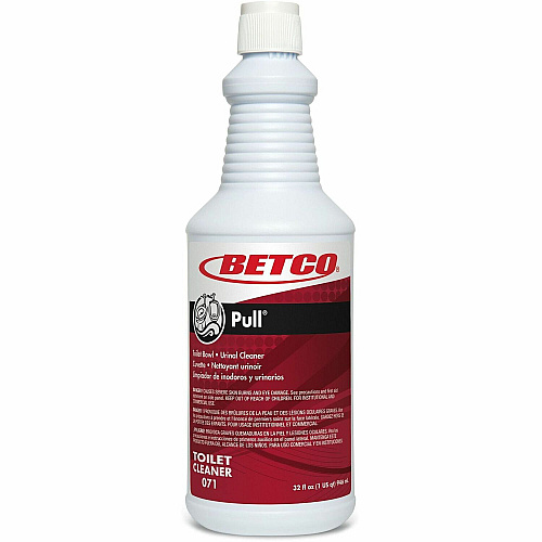 Betco Pull Heavy Duty Toilet Bowl Cleaner Ready-To-Use - 32 oz (2 lb) - Unscented - White - 12 / Carton (0711200)