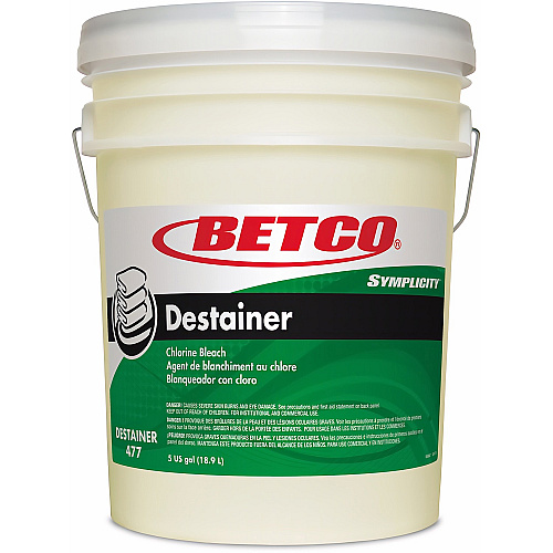 Betco Symplicity Destainer Ready-To-Use - 864 oz (54 lb) - Unscented, Stain Resistant, Spill Resistant - Amber, Orange - 1 Each (4777800)