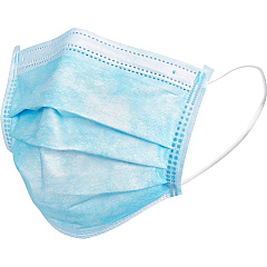 Special Buy Child Face Mask Recommended for: Face - Blue - Disposable, Comfortable, Soft, Pleated, Earloop Style Mask, Latex-free - 50 / Box (85171)