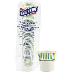 Genuine Joe 3 oz Cold Cups 3 fl oz - White - Paper - Cold Drink, Beverage - 50 / Pack (GJO03161) Genuine Joe 3 oz Cold Cups 3 fl oz - White - Paper - Cold Drink, Beverage - 50 / Pack (GJO03161)