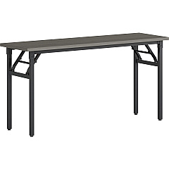 Lorell Folding Training Table Melamine Top - 60" Table Top Width x 18" Table Top Depth x 1" Table Top Thickness - 30" Height - Assembly Required - Gray - Particleboard Top Material - 1 Each (LLR60746) Lorell Folding Training Table Melamine Top - 60" Table Top Width x 18" Table Top Depth x 1" Table Top Thickness - 30" Height - Assembly Required - Gray - Particleboard Top Material - 1 Each (LLR60746)