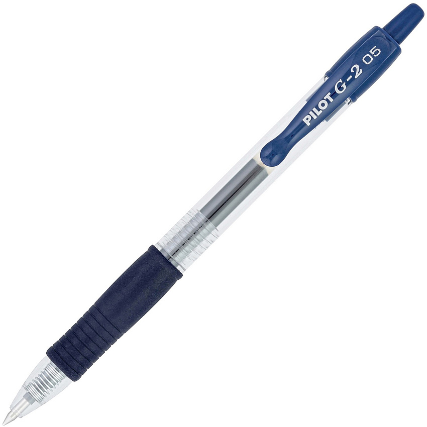 Pilot 0.5mm Gel Pens 0.5 mm Extra Fine Pen Point - Retractable - Navy Ink - Gel-based - Writing - 12 / Dozen (15122)