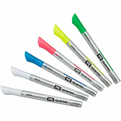 Quartet Glass Board Fine Tip Neon Markers Assorted Neon Ink - Liquid - 6 / Pack (79558Q)
