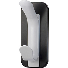Lorell Magnetic Double Coat Hook for Coat, Clothes - Plastic - White - 1 Each (LLR02872) Lorell Magnetic Double Coat Hook for Coat, Clothes - Plastic - White - 1 Each (LLR02872)
