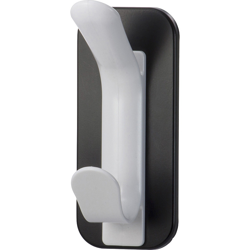 Lorell Magnetic Double Coat Hook for Coat, Clothes - Plastic - White - 1 Each (LLR02872)