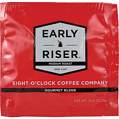 Eight O'Clock Pod Early Riser Coffee Regular - Medium - Pod - Arabica - 200 / Carton (CCFEOC1R) Eight O'Clock Pod Early Riser Coffee Regular - Medium - Pod - Arabica - 200 / Carton (CCFEOC1R)