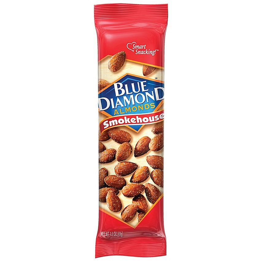 BlueDiamond Smokehouse Almonds Smokehouse BBQ - 1.50 oz - 1 Box (5179)