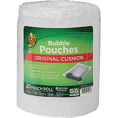 Duck Bubble Pouch Mailers 7.50" Width - Self-sealing, Moisture Proof, Easy to Use - Clear - 20 / Pack (285741) Duck Bubble Pouch Mailers 7.50" Width - Self-sealing, Moisture Proof, Easy to Use - Clear - 20 / Pack (285741)