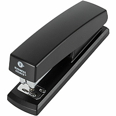 Business Source Half-strip Stapler Staples Upto 20 Sheet - Holds Upto 105 Staple - Half Strip - Black - Plastic - 1 Each (BSN03197)