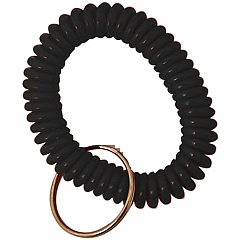 Sparco Split Ring Wrist Coil Key Holders 2.1" Height x 2.1" Width x 2.4" Length - Black - 6 / Pack (02882) Sparco Split Ring Wrist Coil Key Holders 2.1" Height x 2.1" Width x 2.4" Length - Black - 6 / Pack (02882)