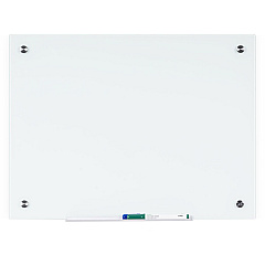 MasterVision Magnetic Glass Dry Erase Board 36" (3 ft) Width x 48" (4 ft) Height - White Glass Surface - Rectangle - Horizontal/Vertical - Magnetic - 1 Each (GL080107) MasterVision Magnetic Glass Dry Erase Board 36" (3 ft) Width x 48" (4 ft) Height - White Glass Surface - Rectangle - Horizontal/Vertical - Magnetic - 1 Each (GL080107)