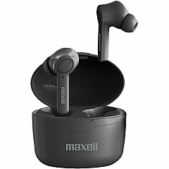 Maxell Sync Up True Wireless Bluetooth Earbuds Stereo - True Wireless - Bluetooth - 16 Ohm - 20 Hz to 20 kHz - Earbud - Binaural - In-ear - Black - 1 Each (199899)