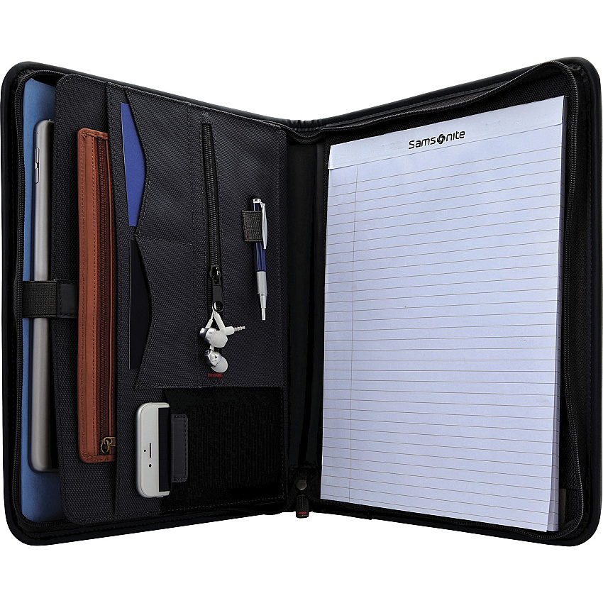 Samsonite Carrying Case (Portfolio) Tablet - Black Scuff Resistant, Scratch Resistant - Ballistic Fabric Body - 13.1" Height x 1.6" Width x 10.3" Depth - 1 Each (1164651041)
