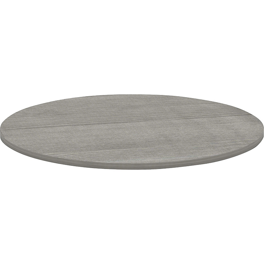 Lorell Essentials Conference Tabletop Weathered Charcoal Laminate Round Top - Contemporary Style - 1" Table Top Thickness x 48" Table Top Diameter - Conferencing, Meeting, Office - Assembly Required - 1 Each (LLR69588)
