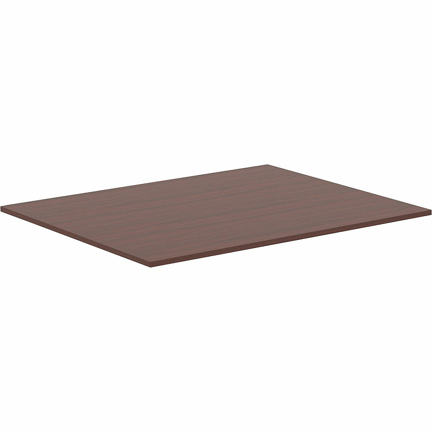 Lorell Revelance Conference Rectangular Tabletop Rectangle - 1" Height x 59.9" Width x 47.3" Depth x 1" Thickness - Material: Laminate - Finish: Mahogany - For Office - 1 Each (LLR16255)