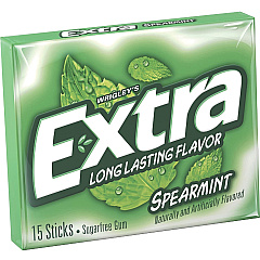 Mars Spearmint Flavored Chewing Gum Spearmint - 1 Box (22037)