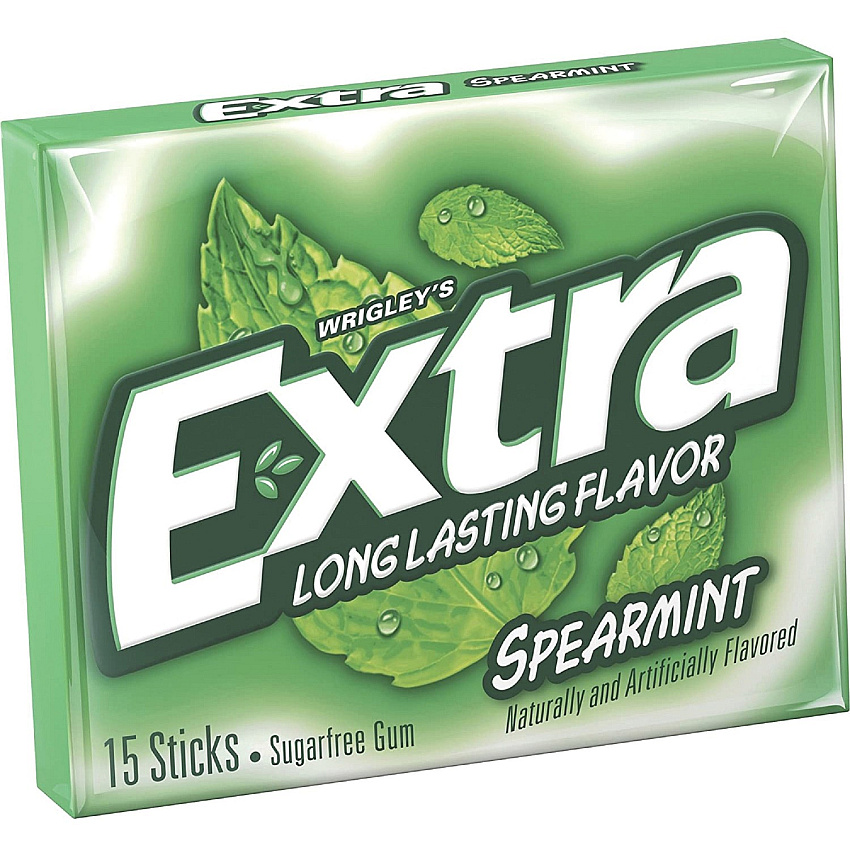 Mars Spearmint Flavored Chewing Gum Spearmint - 1 Box (22037)