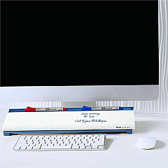 Quartet Dots Glass Dry-Erase Desktop Computer Pad 18" (1.5 ft) Width x 6" (0.5 ft) Height - White/Blue Glass Surface - Rectangle - Horizontal - Desktop - 1 Each (GDP186D) Quartet Dots Glass Dry-Erase Desktop Computer Pad 18" (1.5 ft) Width x 6" (0.5 ft) Height - White/Blue Glass Surface - Rectangle - Horizontal - Desktop - 1 Each (GDP186D)