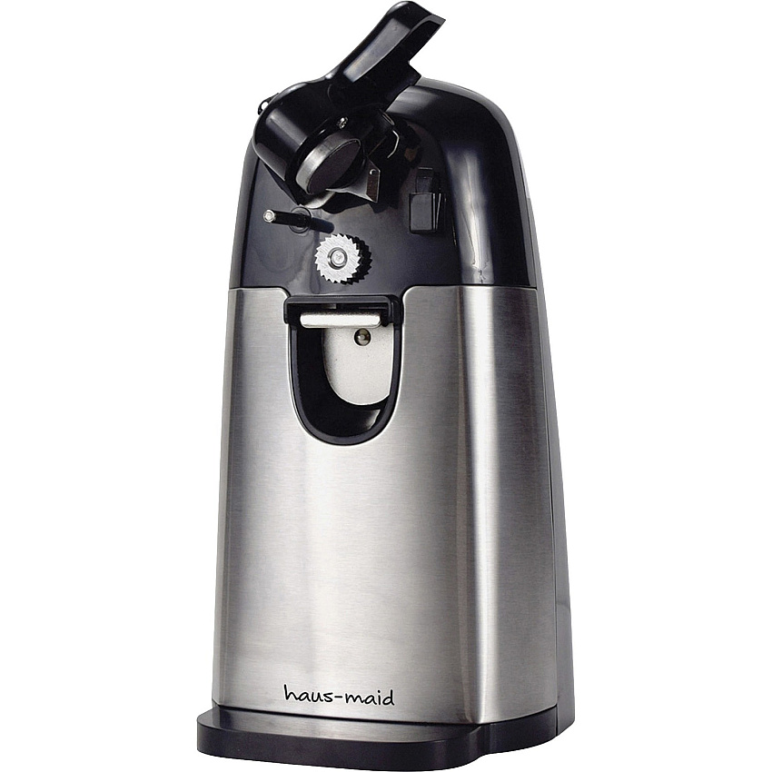HAUS-MAID Electric Can Opener Built-in Magnet, Durable - Black - 1 Each (OGCO4400)