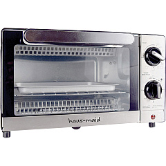 HAUS-MAID Toaster Oven Toast, Bake, Broil, Bake - Gray - 1 Each (OG9431)