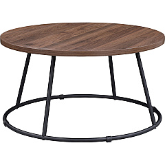 Lorell Accession Coffee Table Walnut Round Top - Powder Coated Four Leg Base - 4 Legs - 200 lb Capacity - 1" Table Top Thickness x 31.50" Table Top Diameter - 16.75" Height - Assembly Required - Laminate Top Material - 1 Each (LLR16259) Lorell Accession Coffee Table Walnut Round Top - Powder Coated Four Leg Base - 4 Legs - 200 lb Capacity - 1" Table Top Thickness x 31.50" Table Top Diameter - 16.75" Height - Assembly Required - Laminate Top Material - 1 Each (LLR16259)