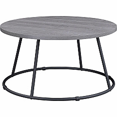 Lorell Accession Coffee Table Round Top - Powder Coated Four Leg Base - 4 Legs - 200 lb Capacity - 1" Table Top Thickness x 31.50" Table Top Diameter - 16.75" Height - Assembly Required - Weathered Charcoal - Laminate Top Material - 1 Each (LLR16260) Lorell Accession Coffee Table Round Top - Powder Coated Four Leg Base - 4 Legs - 200 lb Capacity - 1" Table Top Thickness x 31.50" Table Top Diameter - 16.75" Height - Assembly Required - Weathered Charcoal - Laminate Top Material - 1 Each (LLR16260)