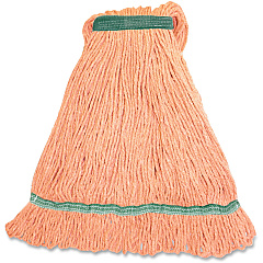 Genuine Joe Narrow Band Medium Mophead Medium - Narrow Headband, 4-ply, Durable, Looped Ends, Fray Resistant, Lint Resistant, Tailband, Launderable - Rayon, Cotton, Cotton - Orange - 1 Each (GJOMOR1B) Genuine Joe Narrow Band Medium Mophead Medium - Narrow Headband, 4-ply, Durable, Looped Ends, Fray Resistant, Lint Resistant, Tailband, Launderable - Rayon, Cotton, Cotton - Orange - 1 Each (GJOMOR1B)