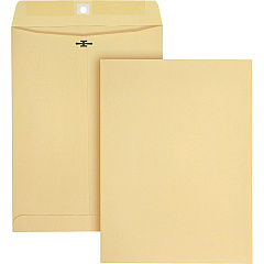 Quality Park 9 x 12 Heavy-duty Clasp Envelopes Clasp - #90 - 9" Width x 12" Length - Clasp/Gummed Flap - Manila - 100 / Box (38490)