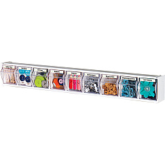 Deflecto Tilt Bin Interlocking Multi-Bin Storage Organizer 9 Compartment(s) - 4.50" Height x 23.63" Width x 3.62" Depth - Counter - Interlockable, Removable, Stackable, Locking System - Black - 1 Each (20903) Deflecto Tilt Bin Interlocking Multi-Bin Storage Organizer 9 Compartment(s) - 4.50" Height x 23.63" Width x 3.62" Depth - Counter - Interlockable, Removable, Stackable, Locking System - Black - 1 Each (20903)
