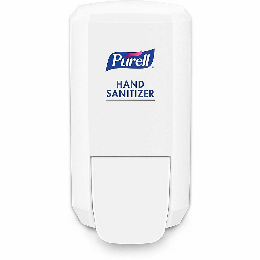 PURELL&reg; CS2 Hand Sanitizer Dispenser (4142-06) for CS2 Hand Sanitizer Refills Manual - 1.06 quart Capacity - Durable, Wall Mountable, Compact, Push Button - White - 1 Each (412106)