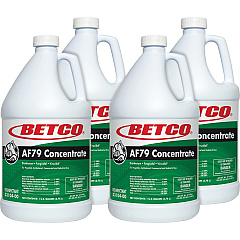 Betco AF79 Concentrate Disinfectant Concentrate - 128 fl oz (4 quart) - Ocean Breeze Scent - Deodorize, Disinfectant, Non-abrasive - Green - 4 / Carton (3310400CT)