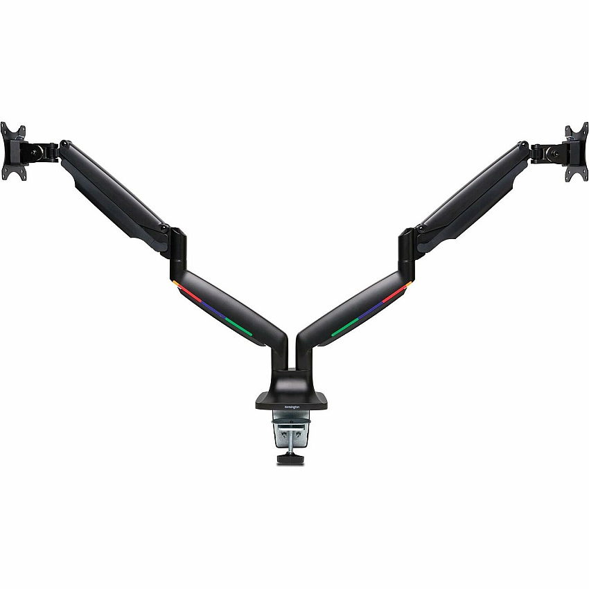 Kensington SmartFit Mounting Arm for Monitor, Flat Panel Display, Curved Screen Display - Black Height Adjustable - 2 Display(s) Supported - 13" to 34" Screen Support - 19.84 lb Load Capacity - 75 x 75, 100 x 100 - VESA Mount Compatible - 1 Each (59601)