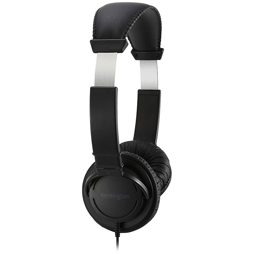 Kensington USB-C Hi-Fi Headphones Stereo - USB Type C - Wired - Over-the-head - Binaural - Ear-cup - 6 ft Cable - Black - 1 Each (97456)