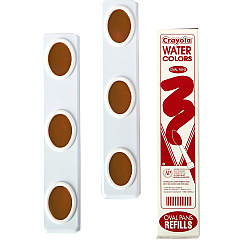 Crayola Watercolor Paint Refill Brown - Washable - 1 Each (531205007) Crayola Watercolor Paint Refill Brown - Washable - 1 Each (531205007)