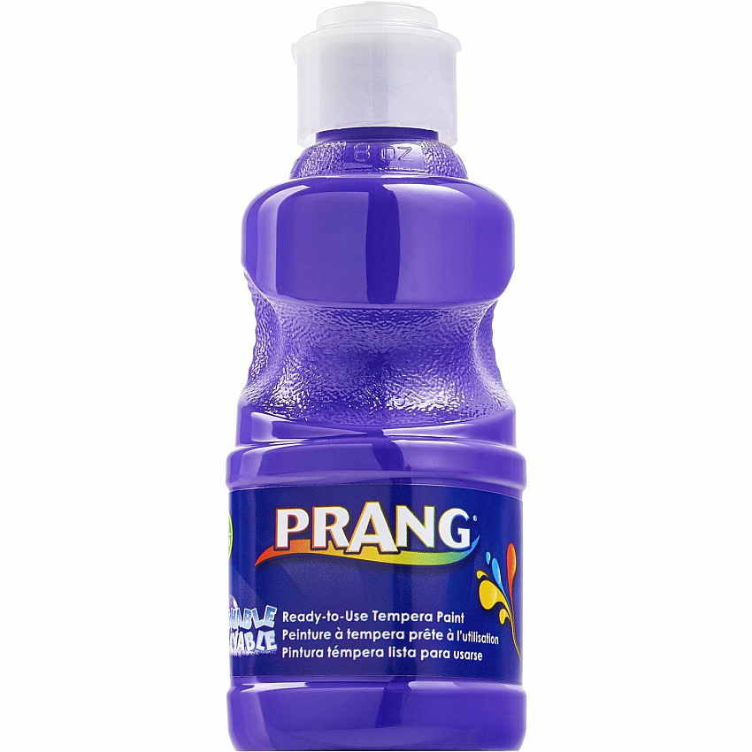 Prang Ready-to-Use Washable Tempera Paint Violet - 8 fl oz - Washable - 1 Each (X10806)