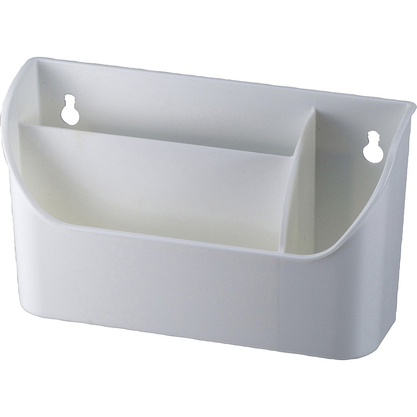 Officemate MagnetPlus Magnetic Organizer 4.76" Height x 8" Width x 2.48" Depth - Magnetic - White - 1 Each (92550)
