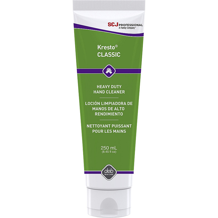 SC Johnson Kresto Classic Hand Cleaner 8.50 fl oz - Soil Remover, Oil Remover, Grease Remover, Lubricant Remover, Carbon Remover - Washroom, Industrial, Automotive, Hand - Brown - Non-toxic, Heavy Duty, Non-irritating, Soap-free, Silicone-free  (KCL250ML)