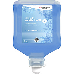 REFRESH Azure Foam Hand Soap Fresh Apple Scent - 2.11 quart - Dirt Remover, Kill Germs - Hand, Daycare, Office - Moisturizing - Blue - Biodegradable, Non-toxic - 4 / Carton (AZU2LT) REFRESH Azure Foam Hand Soap Fresh Apple Scent - 2.11 quart - Dirt Remover, Kill Germs - Hand, Daycare, Office - Moisturizing - Blue - Biodegradable, Non-toxic - 4 / Carton (AZU2LT)