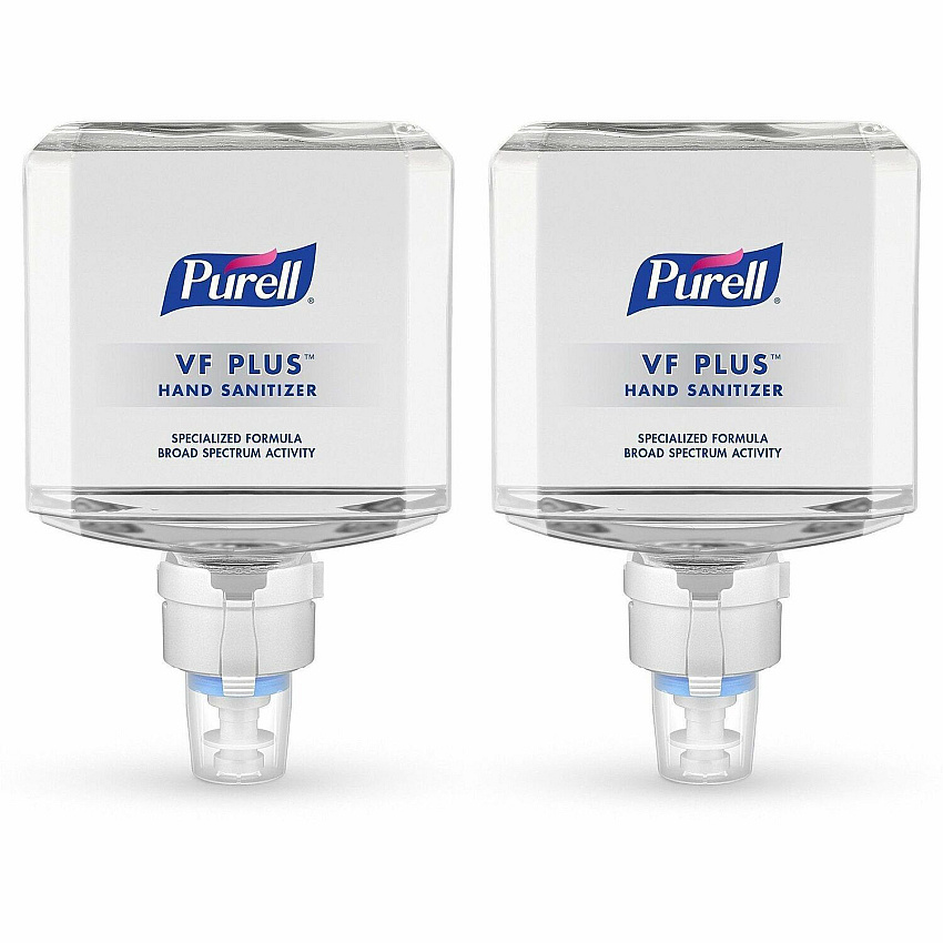 PURELL&reg; VF PLUS Hand Sanitizer Gel Refill 1.27 quart - Pump Dispenser - Kill Germs, Bacteria Remover - Restaurant, Cruise Ship, Hand - Quick Drying, Fragrance-free, Hygienic, Dye-free - 2 / Carton (509902)