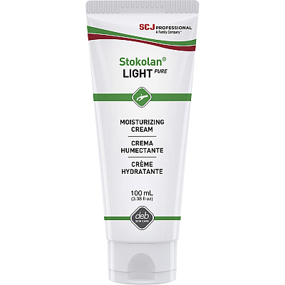 SC Johnson Stokolan Skin Conditioning Cream Cream - 3.38 fl oz - For Dry, Sensitive Skin - Healthcare Working, Hospitality, Industrial, Office & Commercial Facilities - Non-greasy, Dye-free, Silicon-free, Fragrance-free, Moisturising, Hypoaller (RES100ML)