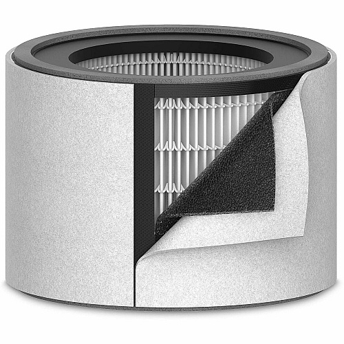 TruSens Replacement Filter 3in1 HEPA for TruSens Z2000AP Activated Carbon, HEPA Filter For - Air Purifier - Remove Dust, Remove Gases, Remove Odor, Remove Pet Hair, Remove Micro Organisms, Remove Allergens, Remove Volatile Organic Compound, R (AFHZ200001)
