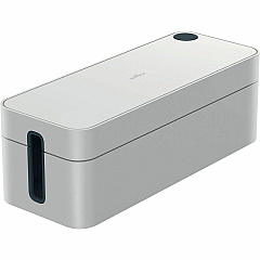 DURABLE CAVOLINE BOX L, Gray Cable Box - Gray - Plastic - 1 Each (503010)