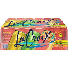 LaCroix Lemon, Lime and Grapefruit Flavored Sparkling Water Ready-to-Drink - 12 fl oz (355 mL) - Assorted - 12/Pack - 2 / Carton (81237) LaCroix Lemon, Lime and Grapefruit Flavored Sparkling Water Ready-to-Drink - 12 fl oz (355 mL) - Assorted - 12/Pack - 2 / Carton (81237)