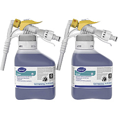 Diversey Crew Bathroom Cleaner/Scale Remover Ready-To-Use - 50.7 fl oz (1.6 quart) - Surfactant Scent - Non-corrosive - Purple Spray - 2 / Carton (93145310)